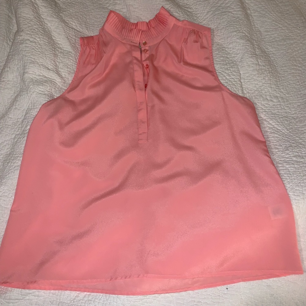 J. Crew Ruffled Collar Shell